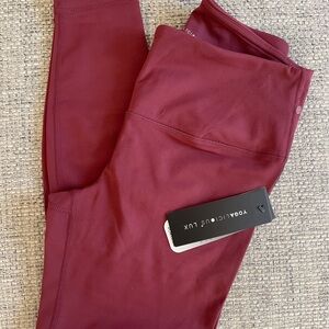 Yogalicious Lux Ankle Burgundy size med